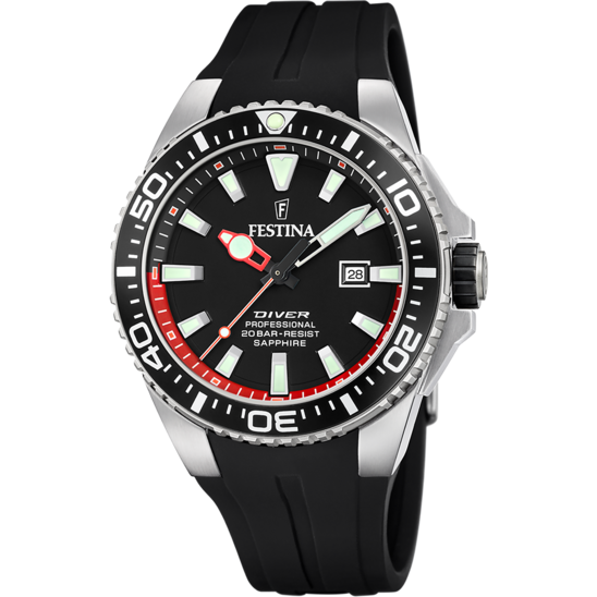 Festina RELOJ FESTINA F20664/3 NEGRO CORREA DE CAUCHO HOMBRE