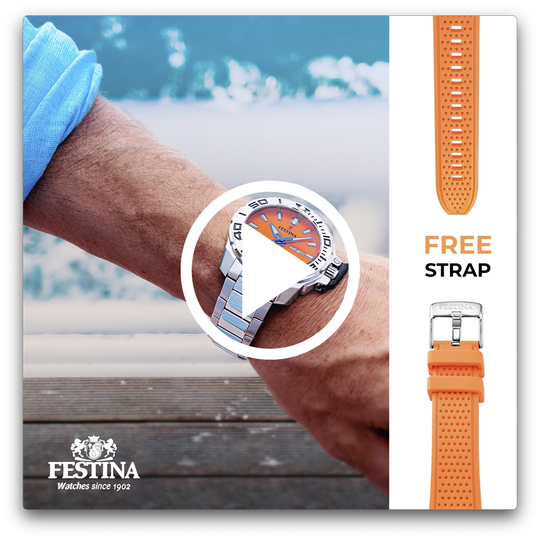Festina RELOJ FESTINA F20665/4 NEGRO CORREA DE ACERO INOXIDABLE 316L HOMBRE Oferta especial