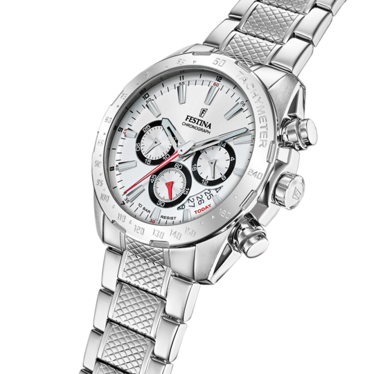 Festina RELOJ FESTINA TIMELESS CHRONOGRAPH F20668/1 BLANCO CORREA DE ACERO INOXIDABLE 316L HOMBRE Envío gratis