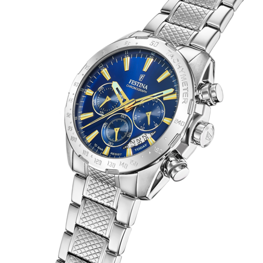 Festina RELOJ FESTINA TIMELESS CHRONOGRAPH F20668/2 AZUL CORREA DE ACERO INOXIDABLE 316L HOMBRE Últimos 3 días