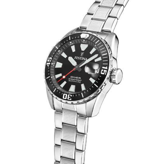 Festina RELOJ FESTINA THE ORIGINALS F20669/3 NEGRO CORREA DE ACERO INOXIDABLE 316L HOMBRE Solo hoy