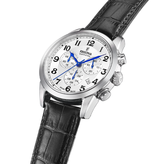 Festina RELOJ FESTINA SWISS MADE CHRONO SWISS MADE F20041/1 BLANCO CORREA DE CUERO HOMBRE Descuento por venta flash