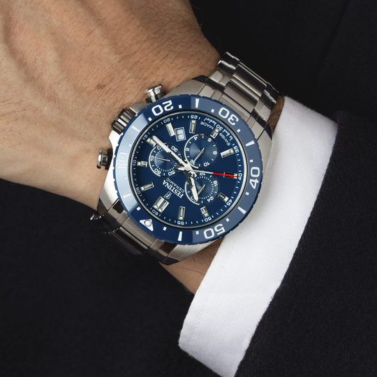 Festina RELOJ FESTINA SWISS MADE CHRONO SWISS MADE F20042/2 AZUL CORREA DE ACERO INOXIDABLE 316L HOMBRE Precio ultrabajo