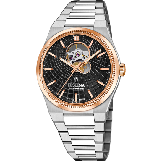 Festina RELOJ DE HOMBRE FESTINA SWISS MADE RIVÉ F20061/4 NEGRO