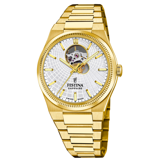 Festina RELOJ DE HOMBRE FESTINA SWISS MADE RIVÉ F20062/1 PLATEADO