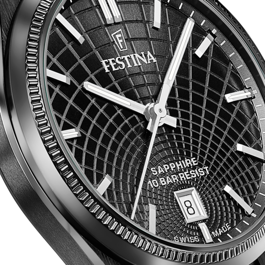 Festina RELOJ DE HOMBRE FESTINA SWISS MADE RIVÉ F20080/1 NEGRO Rebajas
