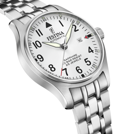 Festina RELOJ FESTINA SWISS MADE AUTOMATIC F20151/A PLATEADO CORREA DE ACERO INOXIDABLE 316L HOMBRE Ofertas