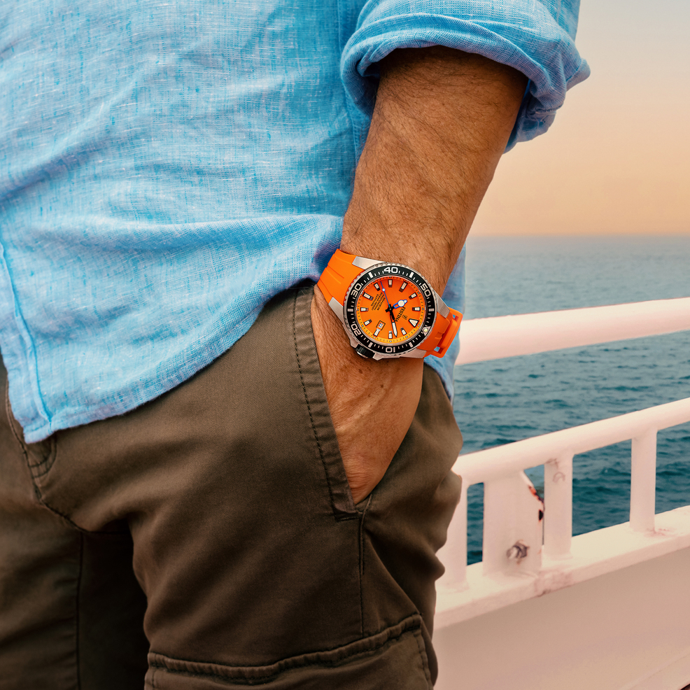 Festina RELOJ FESTINA THE ORIGINALS F20664/4 NARANJA CORREA DE CAUCHO HOMBRE Últimos 2 días