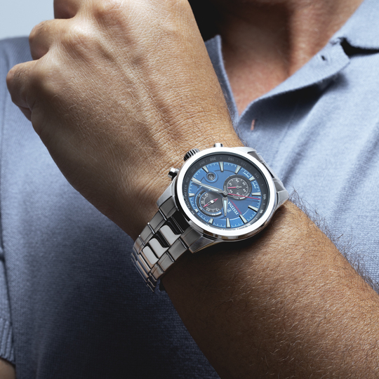 Festina RELOJ FESTINA TIMELESS CHRONOGRAPH F20694/5 AZUL CORREA DE ACERO INOXIDABLE 316L HOMBRE Rebajas de fábrica