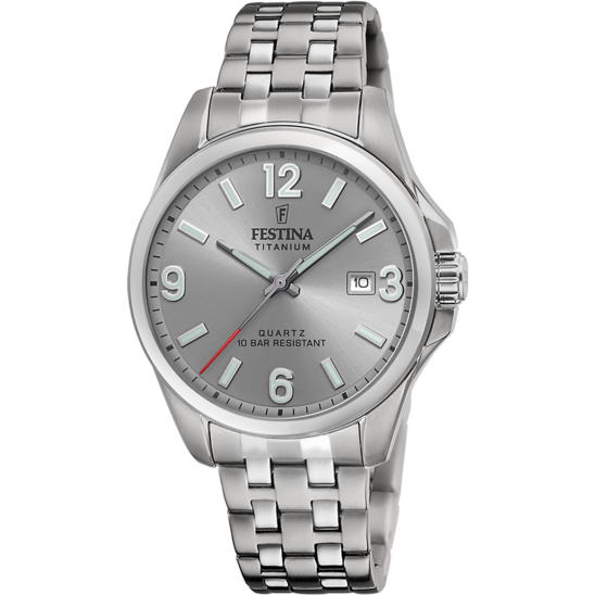 Festina RELOJ FESTINA CALENDARIO TITANIUM F20696/2 GRIS CORREA DE TITANIO HOMBRE
