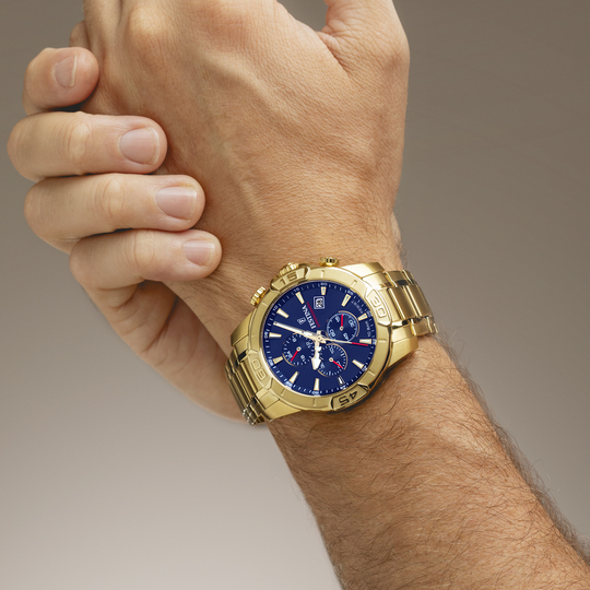 Festina RELOJ FESTINA TIMELESS CHRONOGRAPH F20705/3 AZUL CORREA DE ACERO INOXIDABLE 316L HOMBRE Tienda de fábrica