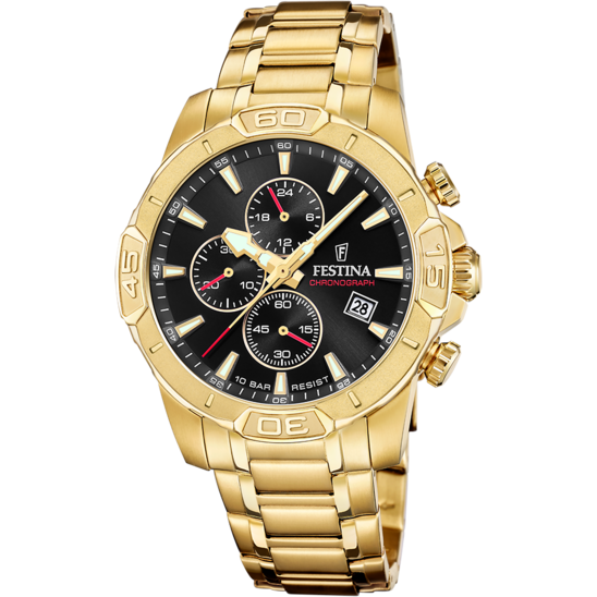 Festina RELOJ FESTINA TIMELESS CHRONOGRAPH F20705/4 NEGRO CORREA DE ACERO INOXIDABLE 316L HOMBRE