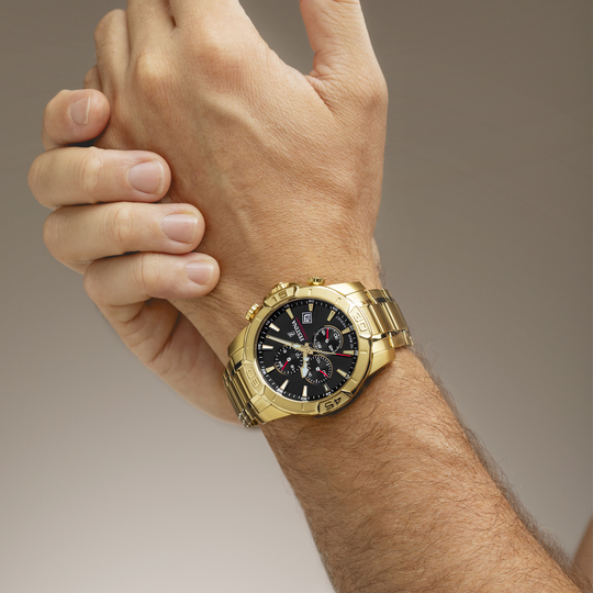 Festina RELOJ FESTINA TIMELESS CHRONOGRAPH F20705/4 NEGRO CORREA DE ACERO INOXIDABLE 316L HOMBRE Limitado a 3 días
