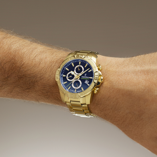 Festina RELOJ FESTINA TIMELESS CHRONOGRAPH F20705/5 AZUL CORREA DE ACERO INOXIDABLE 316L HOMBRE Ahorra y exporta