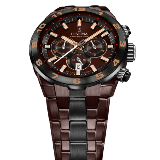 Festina RELOJ FESTINA SPECIAL EDITION F20708/1 MARRÓN CORREA DE ACERO INOXIDABLE 316L HOMBRE Devoluciones gratuitas