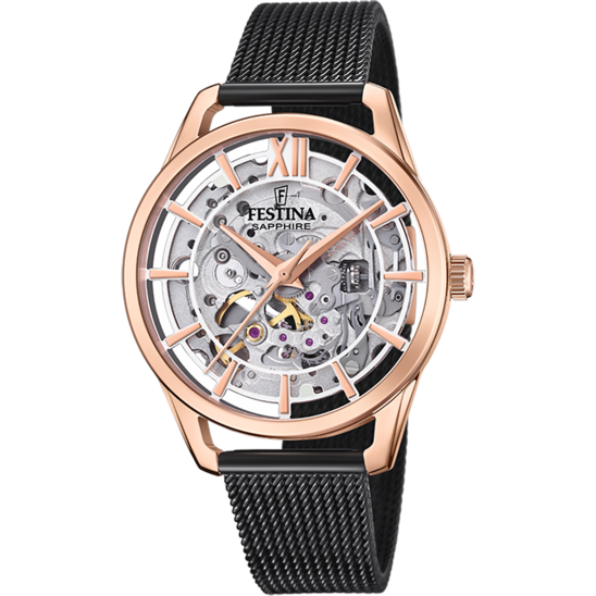 Festina RELOJ DE MUJER FESTINA AUTOMATIC SKELETON F20628/3 Solo queda un día