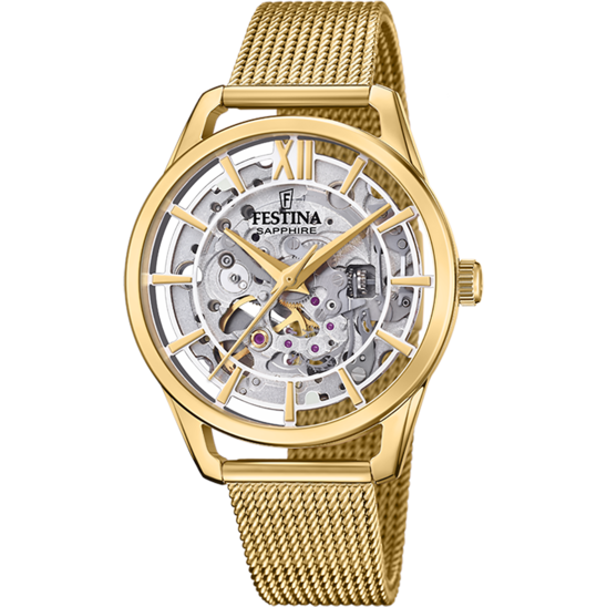 Festina RELOJ DE MUJER FESTINA AUTOMATIC SKELETON F20629/1 Liquidación