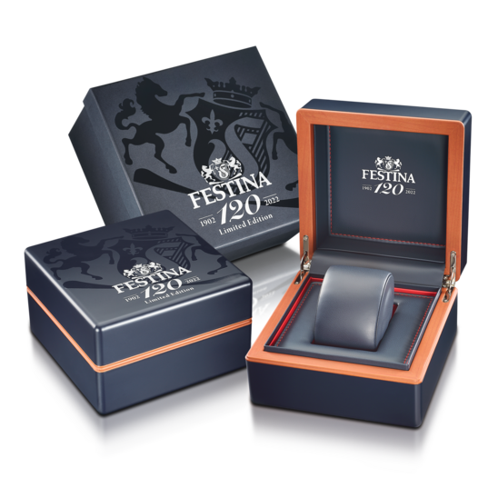 Festina RELOJ FESTINA SWISS MADE F0120/2 AZUL CORREA DE CUERO MUJER Envío internacional gratuito