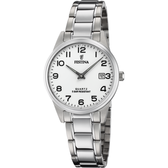 Festina RELOJ DE MUJER FESTINA CLASSICS F20509/1 CON ESFERA BLANCA Ventas relámpago