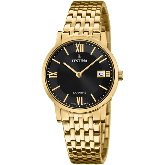 Festina RELOJ DE MUJER FESTINA SWISS MADE F20021/3 CON ESFERA NEGRA Oferta especial
