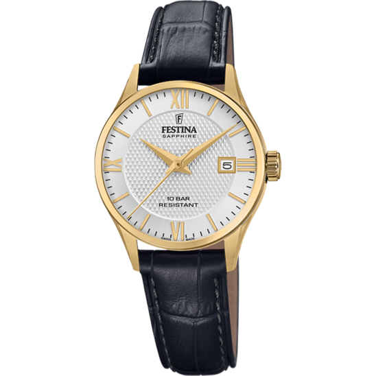 Festina RELOJ DE MUJER FESTINA SWISS MADE F20011/1 CON ESFERA PLATEADA Solo hoy
