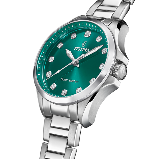 Festina FESTINA F20654/3 VERDE ACERO INOXIDABLE 316L MUJER Descuentos del mes