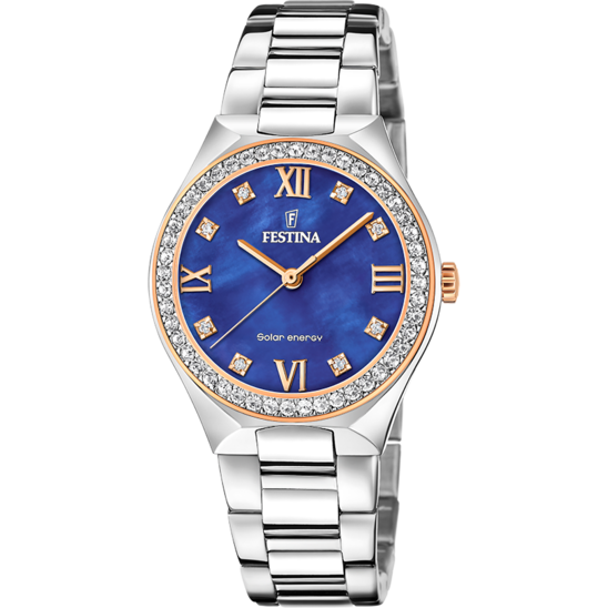 Festina FESTINA SOLAR ENERGY F20658/2 AZUL ACERO INOXIDABLE 316L MUJER Última moda