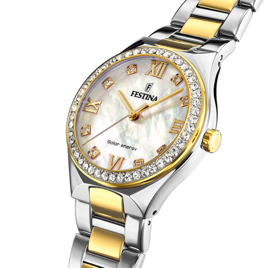 Festina FESTINA SOLAR ENERGY F20659/1 CREMA ACERO INOXIDABLE 316L MUJER Descuento por venta flash