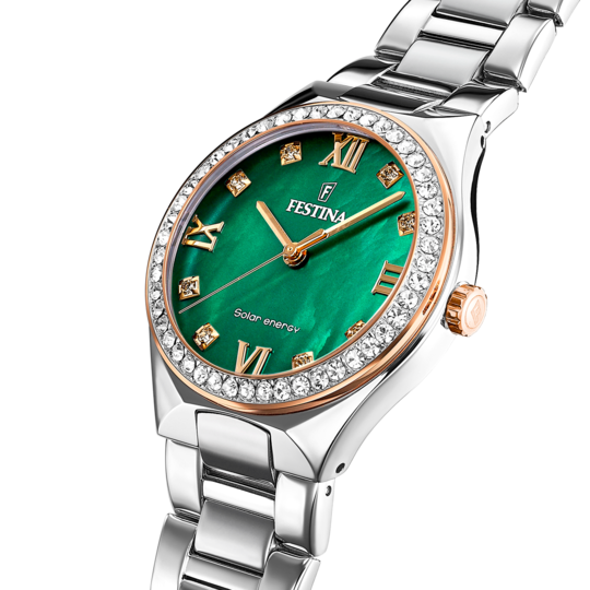Festina FESTINA SOLAR ENERGY F20658/3 VERDE ACERO INOXIDABLE 316L MUJER Rebajas de fin de temporada