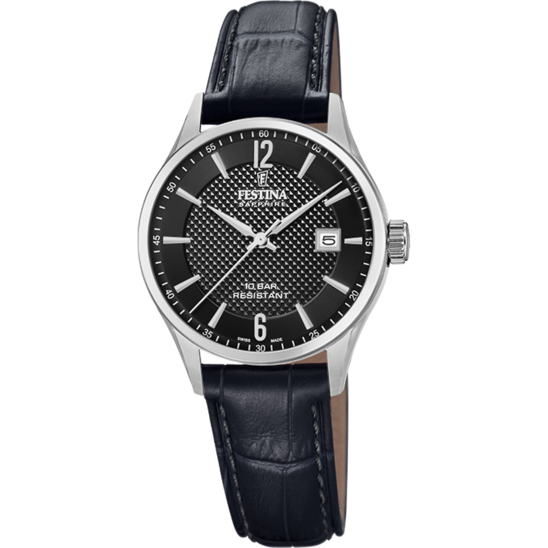 Festina RELOJ DE MUJER FESTINA SWISS MADE F20009/4 CON ESFERA NEGRA Outlet