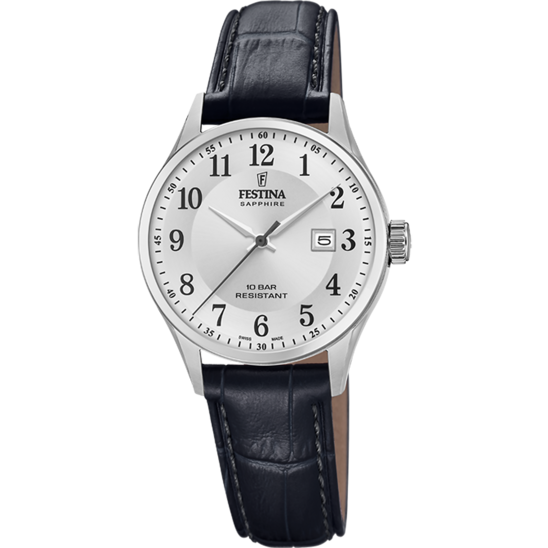 Festina RELOJ DE MUJER FESTINA SWISS MADE F20009/5 CON ESFERA PLATEADA Outlet online