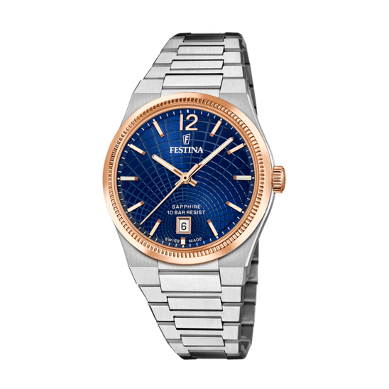 Festina RELOJ DE MUJER FESTINA SWISS MADE RIVÉ F20066/3 AZUL Tienda