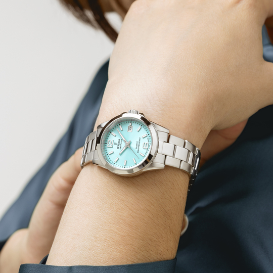 Festina RELOJ FESTINA SWISS MADE ACERO CLÁSICO F20049/4 AZUL CORREA DE ACERO INOXIDABLE 316L MUJER Última moda