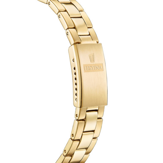 Festina RELOJ FESTINA SWISS MADE ACERO CLÁSICO F20050/1 BEIGE CORREA DE ACERO INOXIDABLE 316L MUJER Ofertas especiales