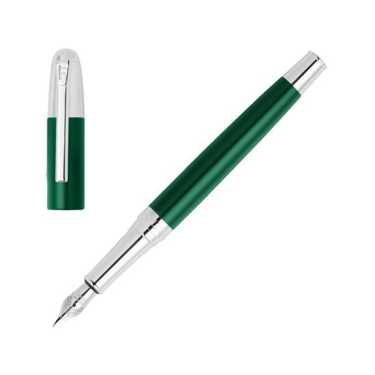 Festina PLUMA ESTILOGRÁFICA CLÁSICA EN COLOR VERDE CROMO Oferta especial de fábrica