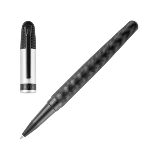 Festina PLUMA ROLLERBALL EDICIÓN CLÁSICA NEGRA CON ACABADO PLATEADO Ofertas de temporada