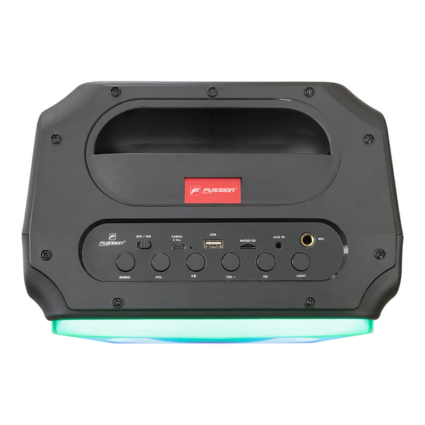Fussion PBS-65021 ¡Potencia y portabilidad en uno solo Con Q-BIC bafle amplificado 6.5" 8 000W P.M.P.O Grandes descuentos