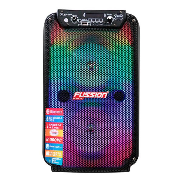 Fussion PBS-2X65702 Bafle amplificado 2 X 6.5" 8 000W P.M.P.O Limitado a 3 días