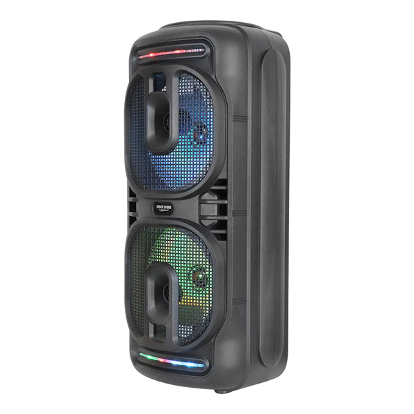 Fussion PBS-2X8003 BAFLE AMPLIFICADO SPACE SOUND 40 000W P.M.P.O 2X8" Outlet online