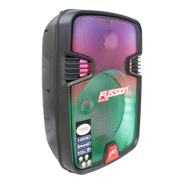 Fussion PBS-12006 Bafle amplificado 12" 8 000W P.M.P.O Ventas relámpago