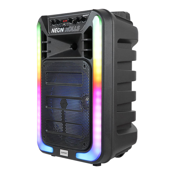 Fussion PBS-12018 Bafle amplificado de 12" y 25 000W P.M.P.O de potencia NEON ROLLS Liquidación