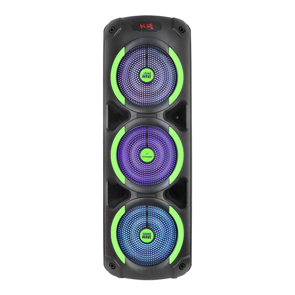 Fussion PBS-8X3005 SOUND WAVE BAFLE AMPLIFICADO 3X8" 20 000W P.M.P.O COMPRAR AHORA