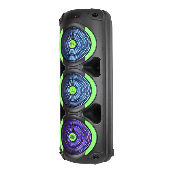Fussion PBS-8X3005 SOUND WAVE BAFLE AMPLIFICADO 3X8" 20 000W P.M.P.O COMPRAR AHORA