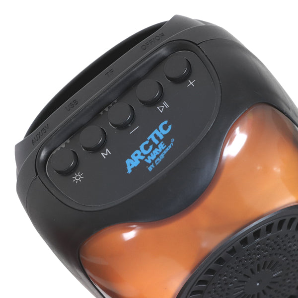 Fussion ISP-23005 ARTIC WAVE BOCINA PORTÁTIL 2X3" 10 000W P.M.P.O Solo hoy