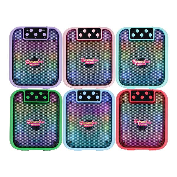 Fussion ISP-3043 ¡Lleva el espíritu del Carnaval en tus manos con la Bocina Portátil CARNAVAL POP de 3" con 5000W P.M.P.O Descuentos del mes