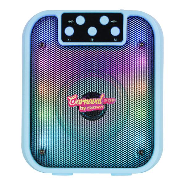 Fussion ISP-3043 ¡Lleva el espíritu del Carnaval en tus manos con la Bocina Portátil CARNAVAL POP de 3" con 5000W P.M.P.O Descuentos del mes