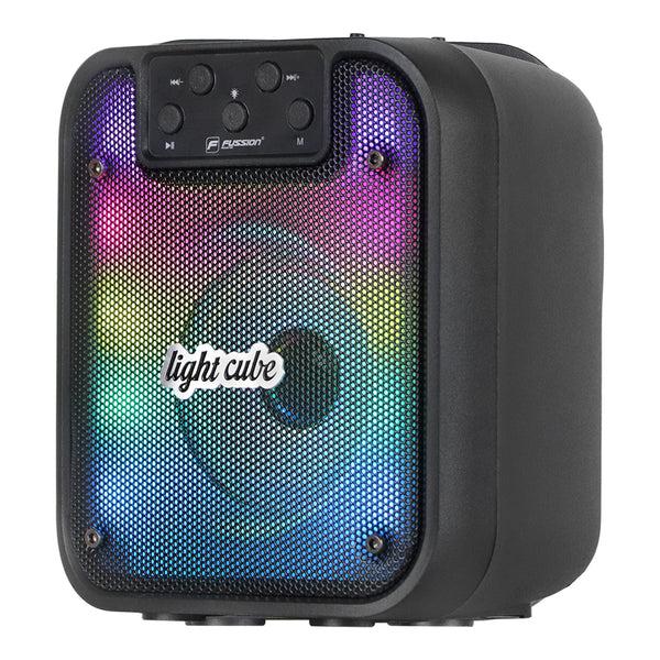 Fussion ISP-3043 LIGHT CUBE BOCINA PORTÁTIL 3" 5 000W P.M.P.O Ofertas de temporada