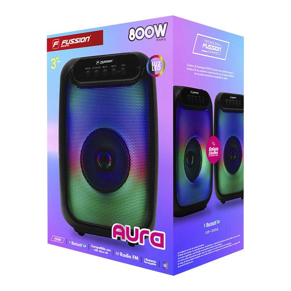 Fussion ISP-3036 Bocina portátil Aura 3'' 800W P.MP.O Precio ultrabajo
