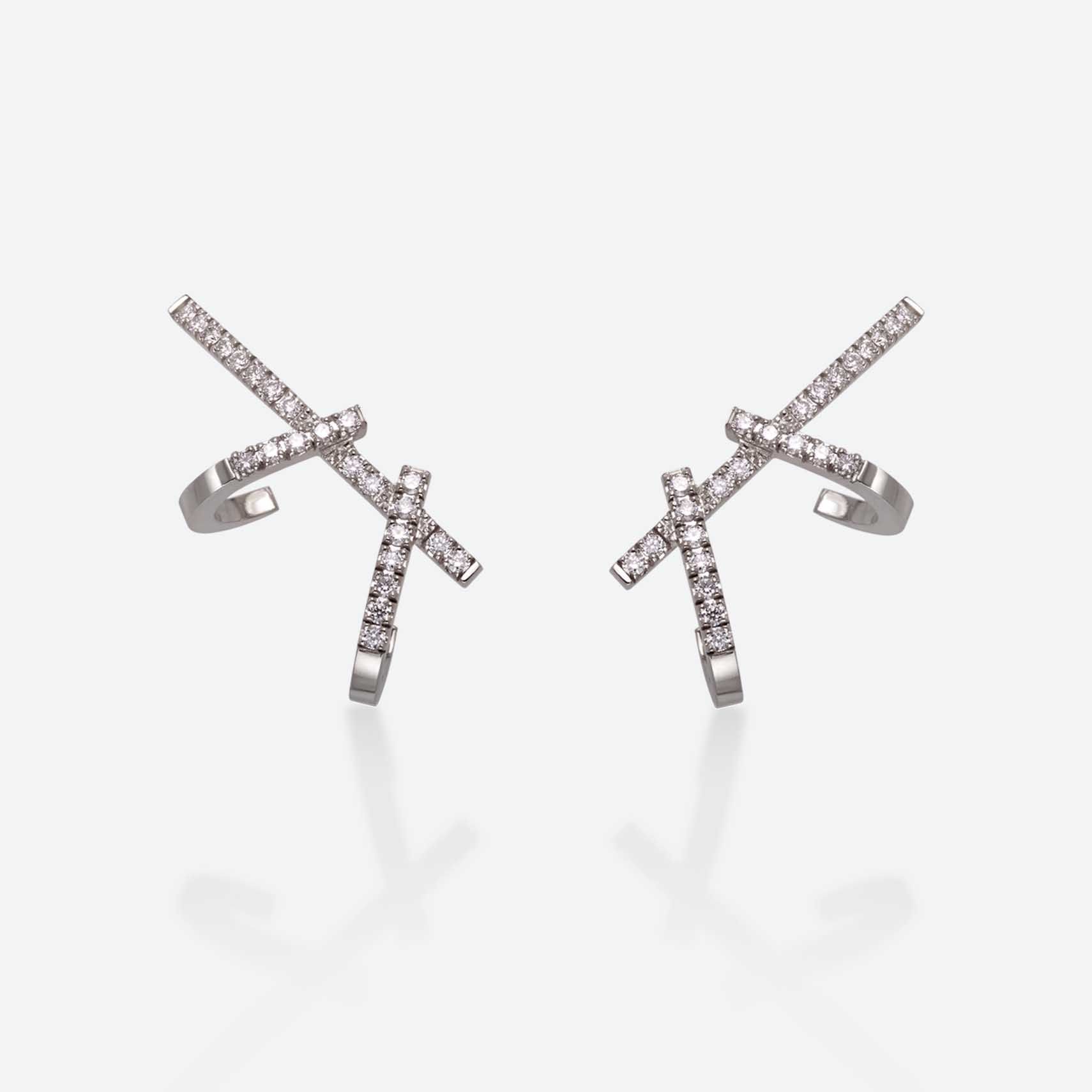 Gold&roses PENDIENTES DOBLE DAGA
