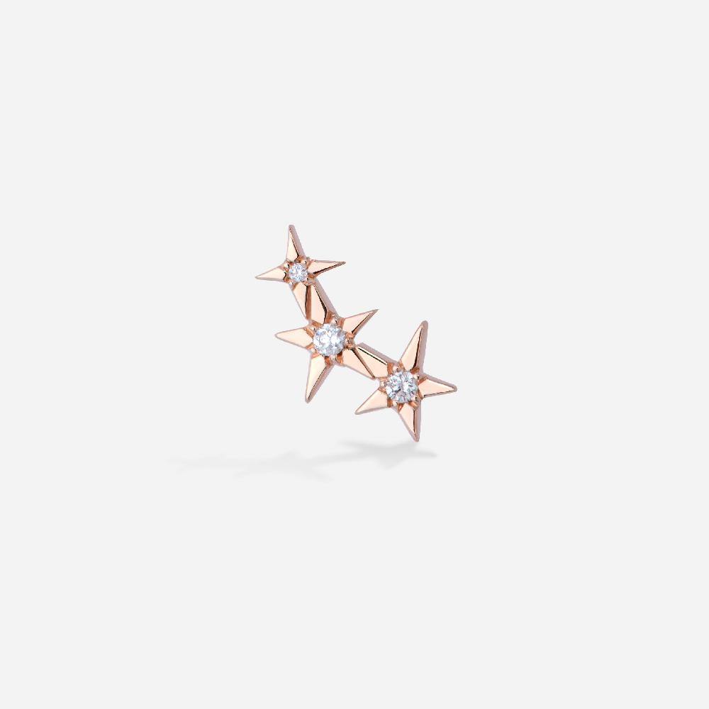 Gold&roses Pendiente Luzia Constellation